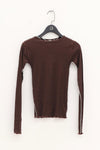 BASERANGE Ribbed Long Sleeve Top T-shirt TTVL Collection France BAS-TTVL-RB-SP22-TACTILE TTVL